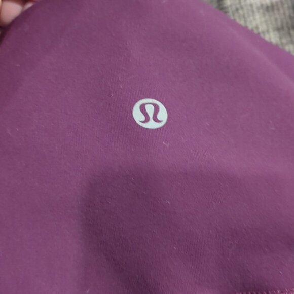Lululemon Wunder Under Crop (Hi-Rise)Darkest Magenta - Picture 6 of 9